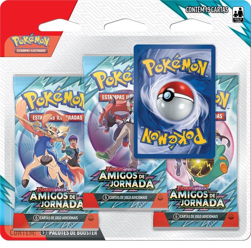 Pokémon TCG, Blister Triplo Yanma EV9 Amigos de Jornada | Amazon